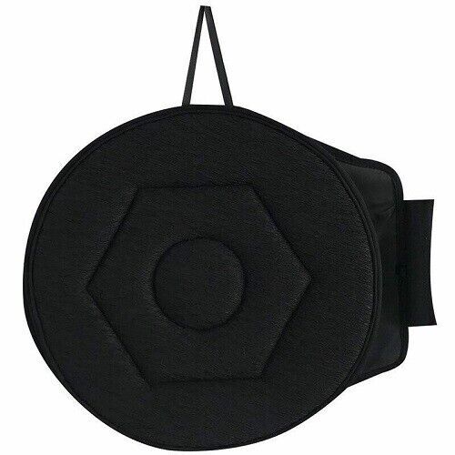 Swivel seat cushion in black